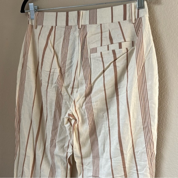 NWT Modcloth New Opportunities Capri Flare Crop Linen Pants, size 8 - Picture 6 of 16